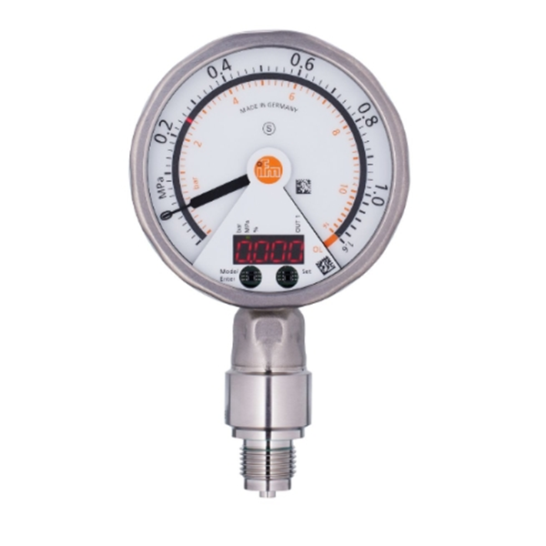 德國IFM易福門帶模擬顯示屏的齊平式壓力傳感器PG2733 PG-025-REA01-MFRKG/US/ /P