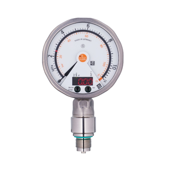 德國IFM易福門帶模擬顯示屏的齊平式壓力傳感器PG2733 PG-025-REA01-MFRKG/US/ /P