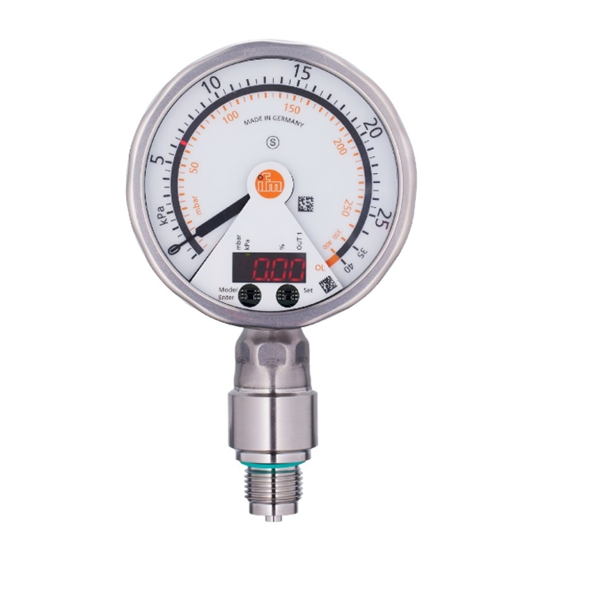 德國IFM易福門帶模擬顯示屏的齊平式壓力傳感器PG2733 PG-025-REA01-MFRKG/US/ /P